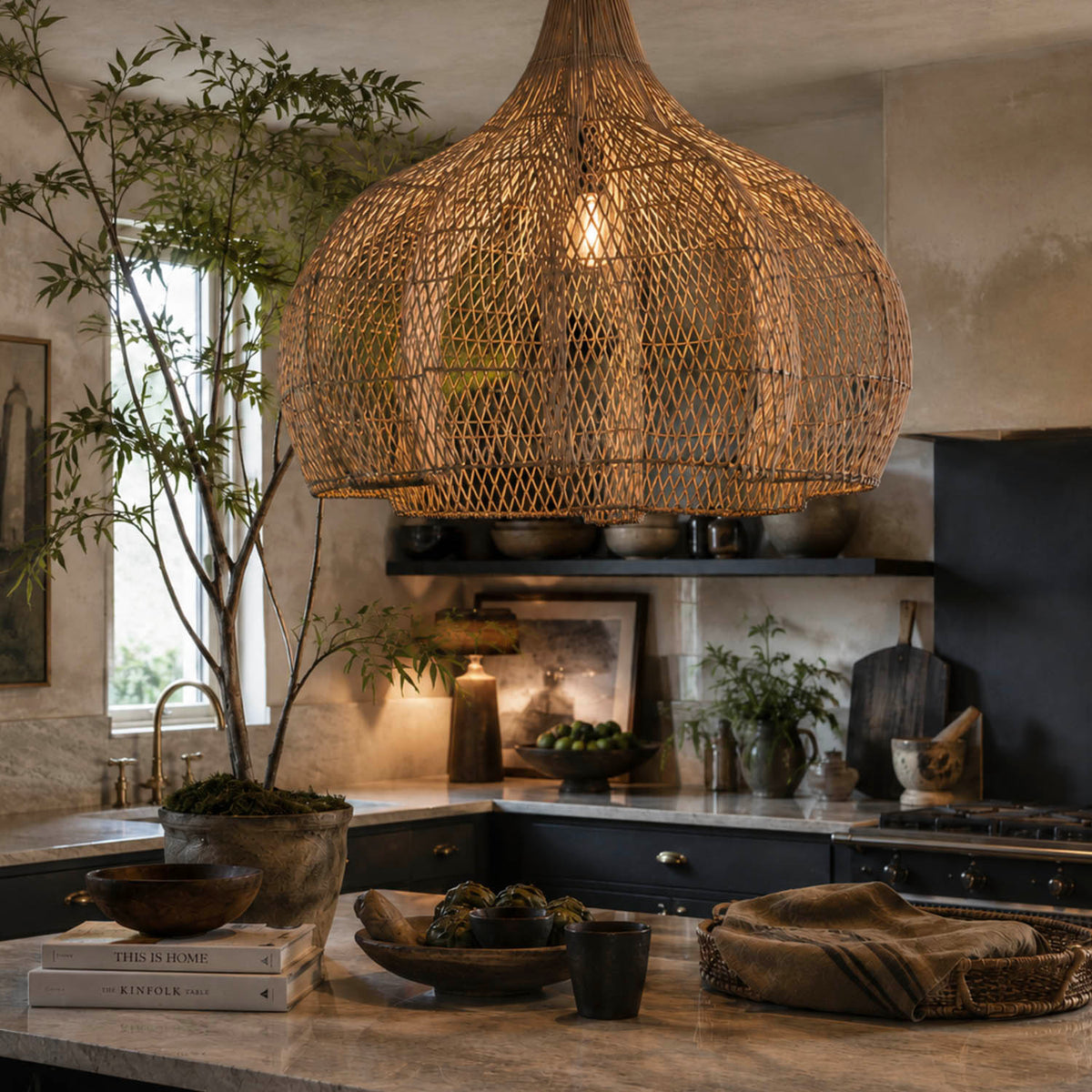 Sarria Rattan Pendant