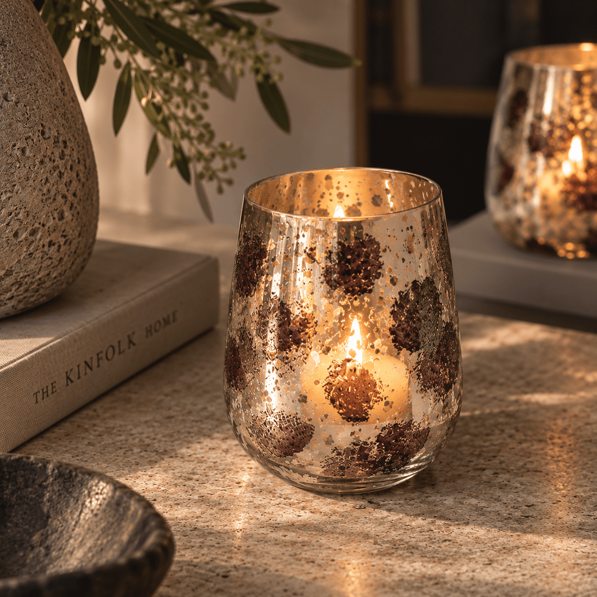 Shiro Glass Candle Holder