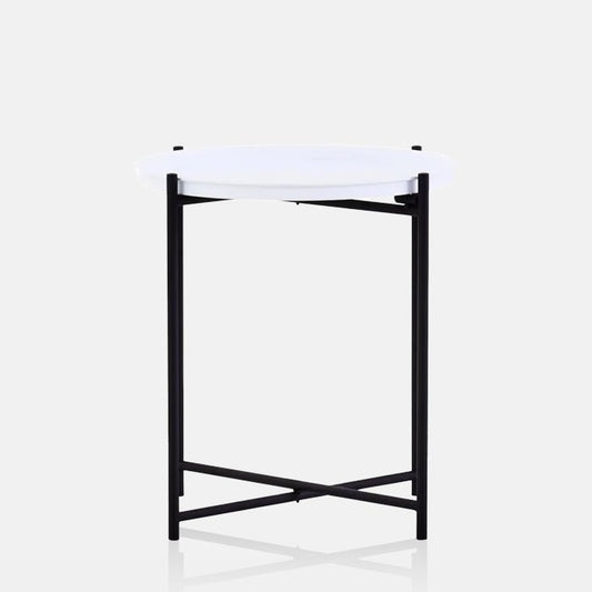 Stanton Side Table - White