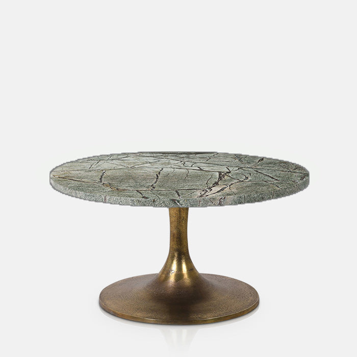 Teller Green Marble Coffee Table