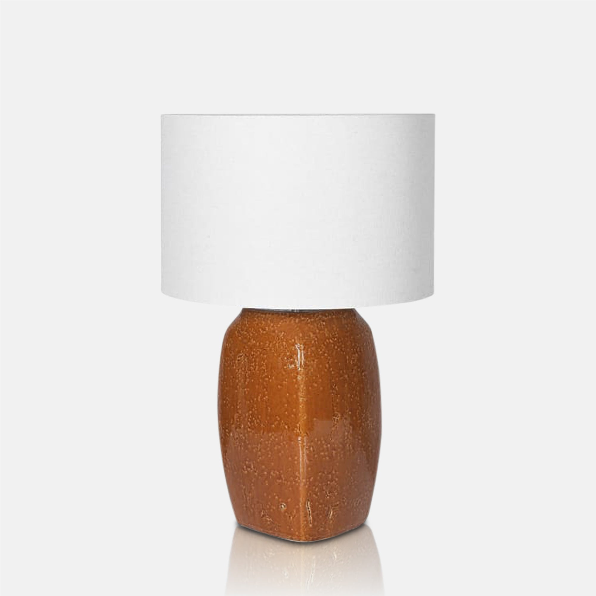 Alanna Ceramic Table Lamp | Orange Table Lamp | Abigail Ahern