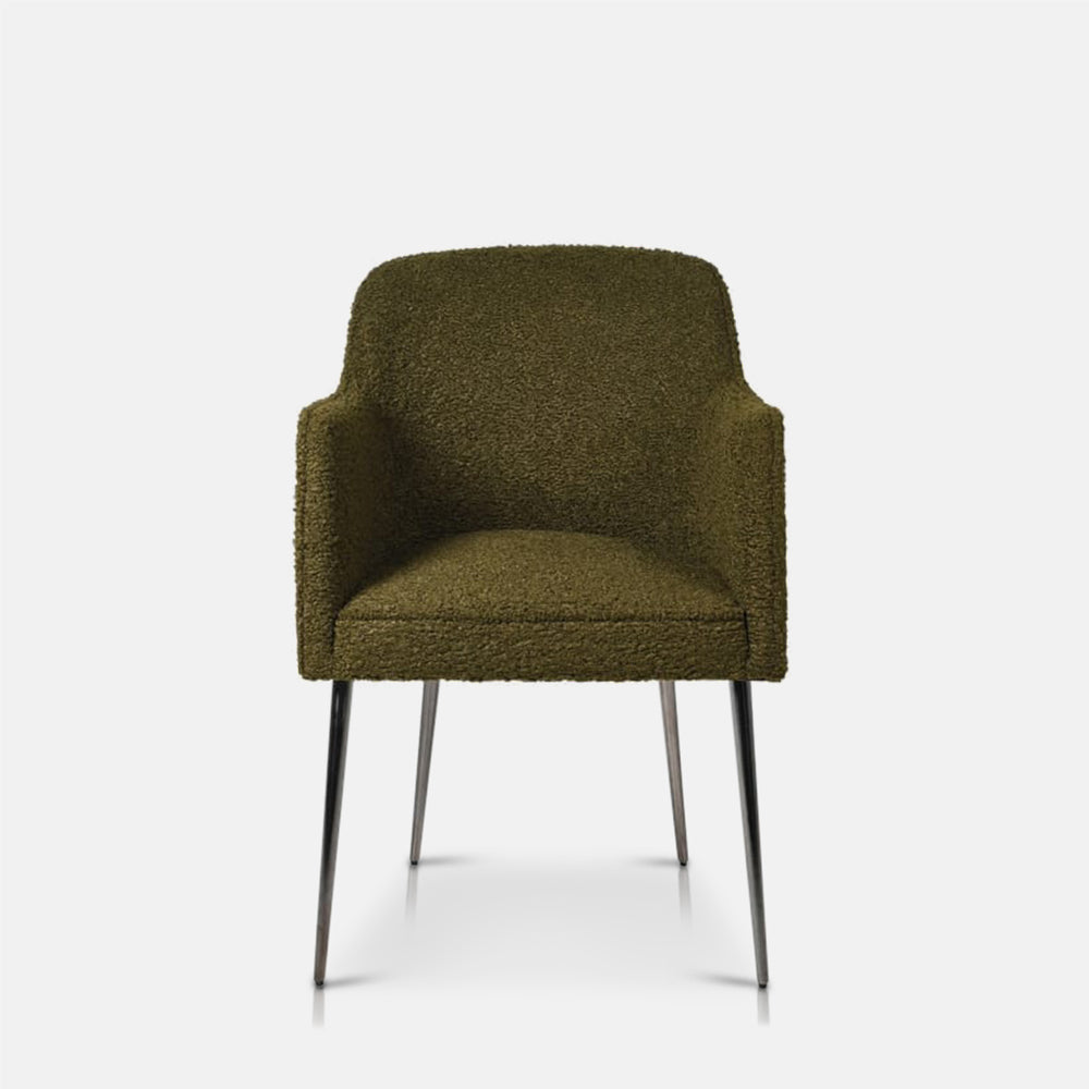 Andie Faux Sheepskin Dining Chair