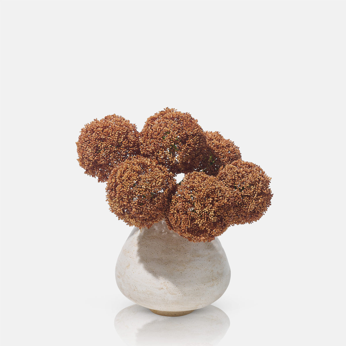 Artificial Allium Bouquet, Umber