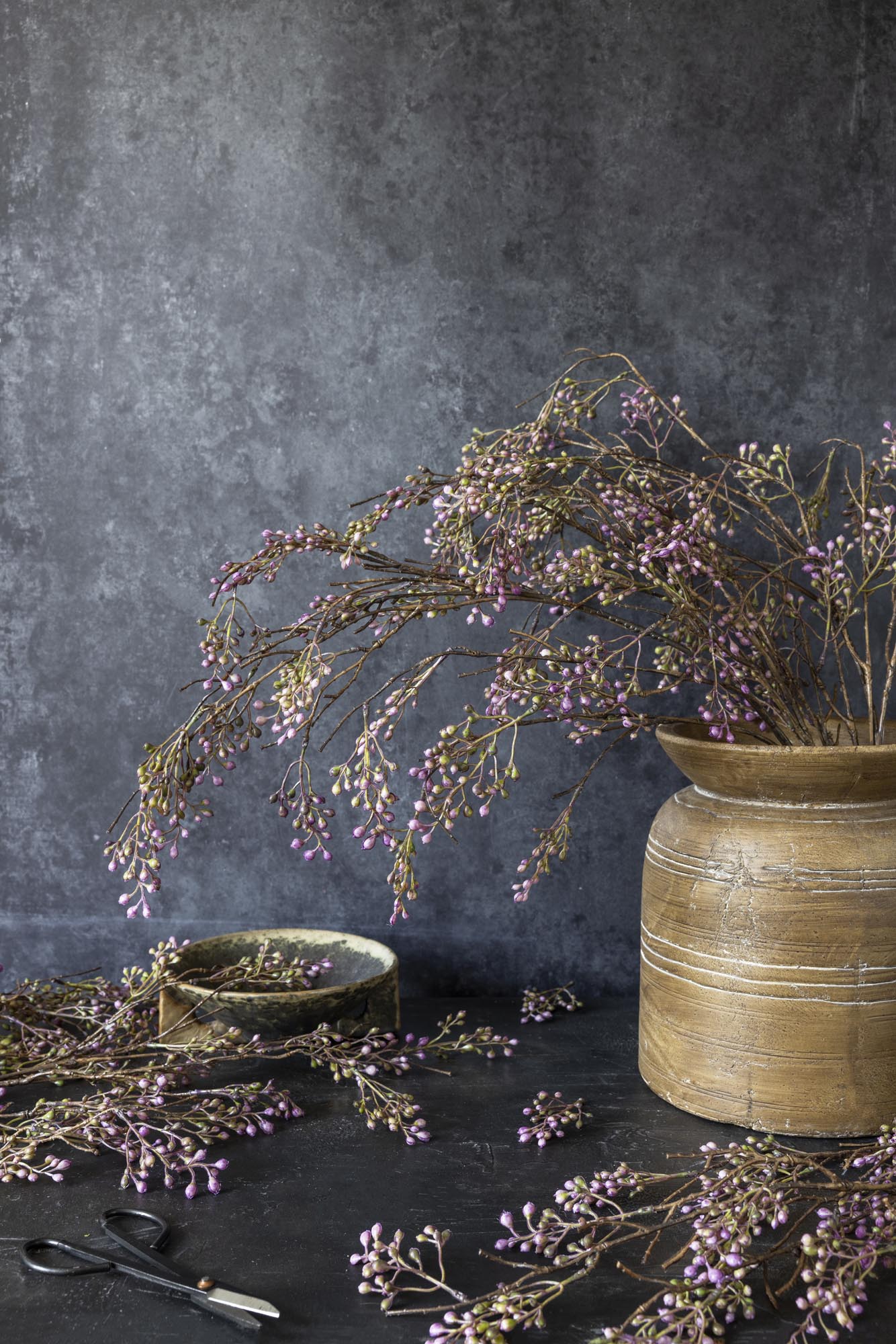 Artificial Berry Branch, Lilac