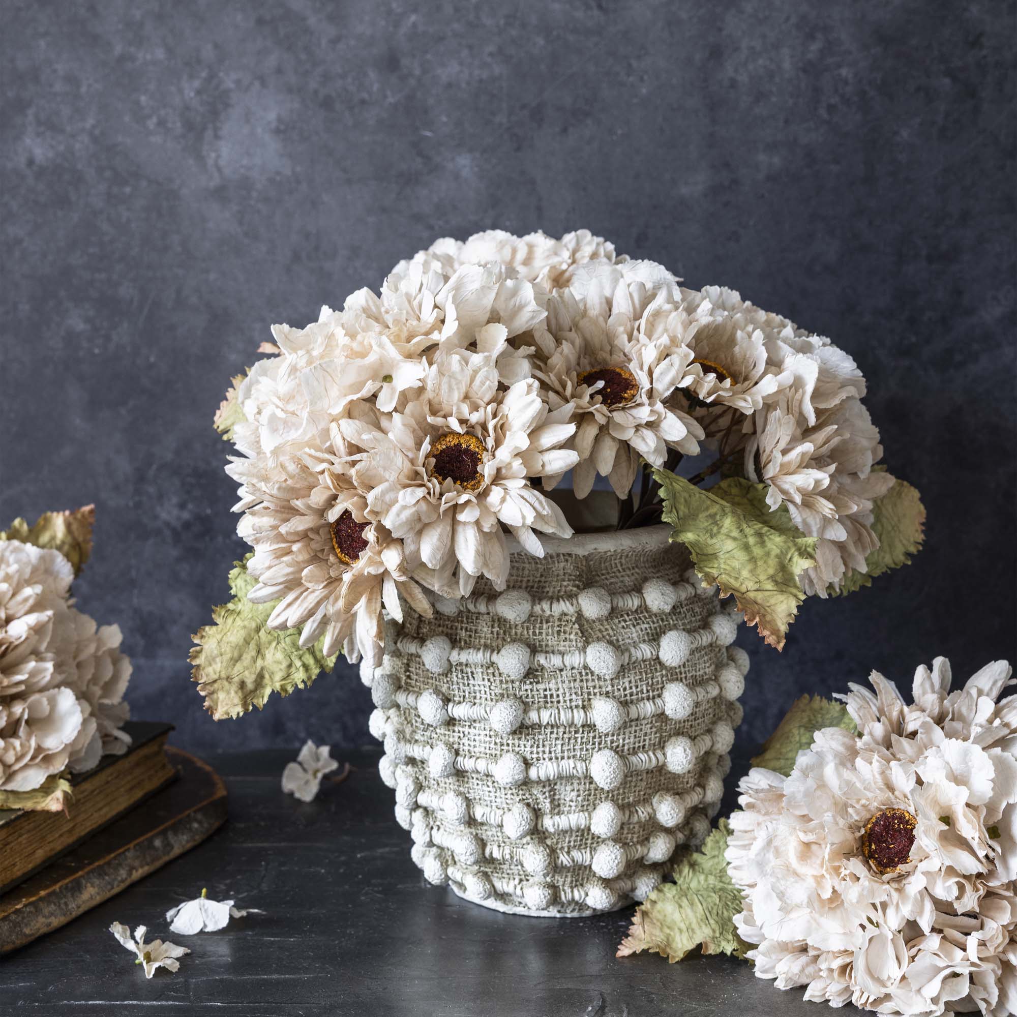 Artificial Garden Bouquet | White Faux Flowers | Abigail Ahern