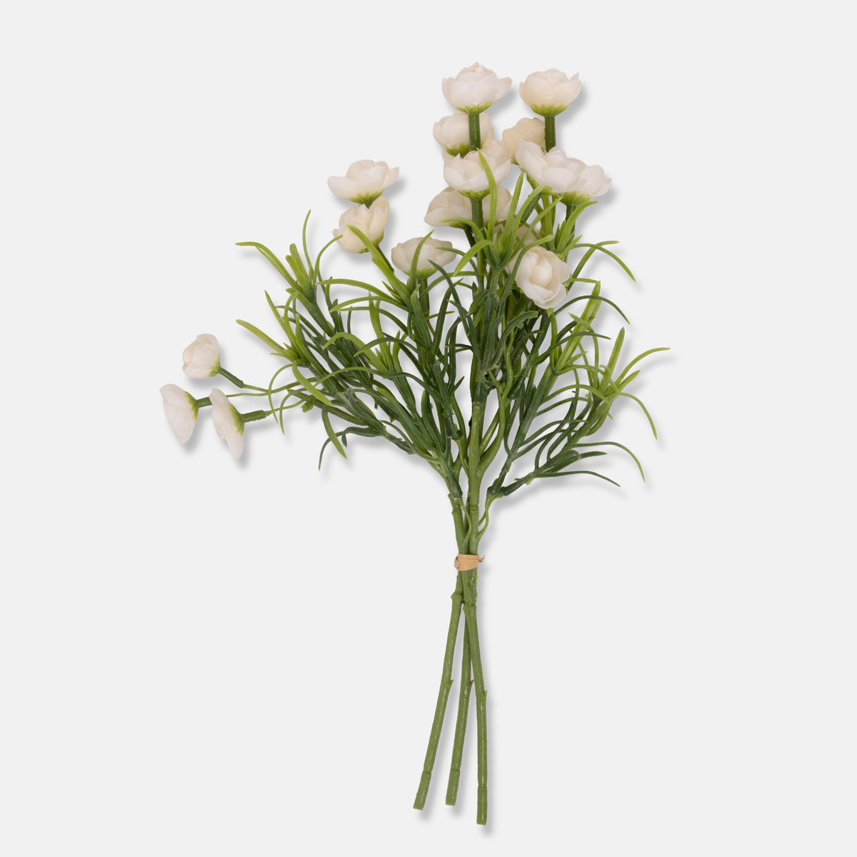 Artificial Hellebore Bunch, White