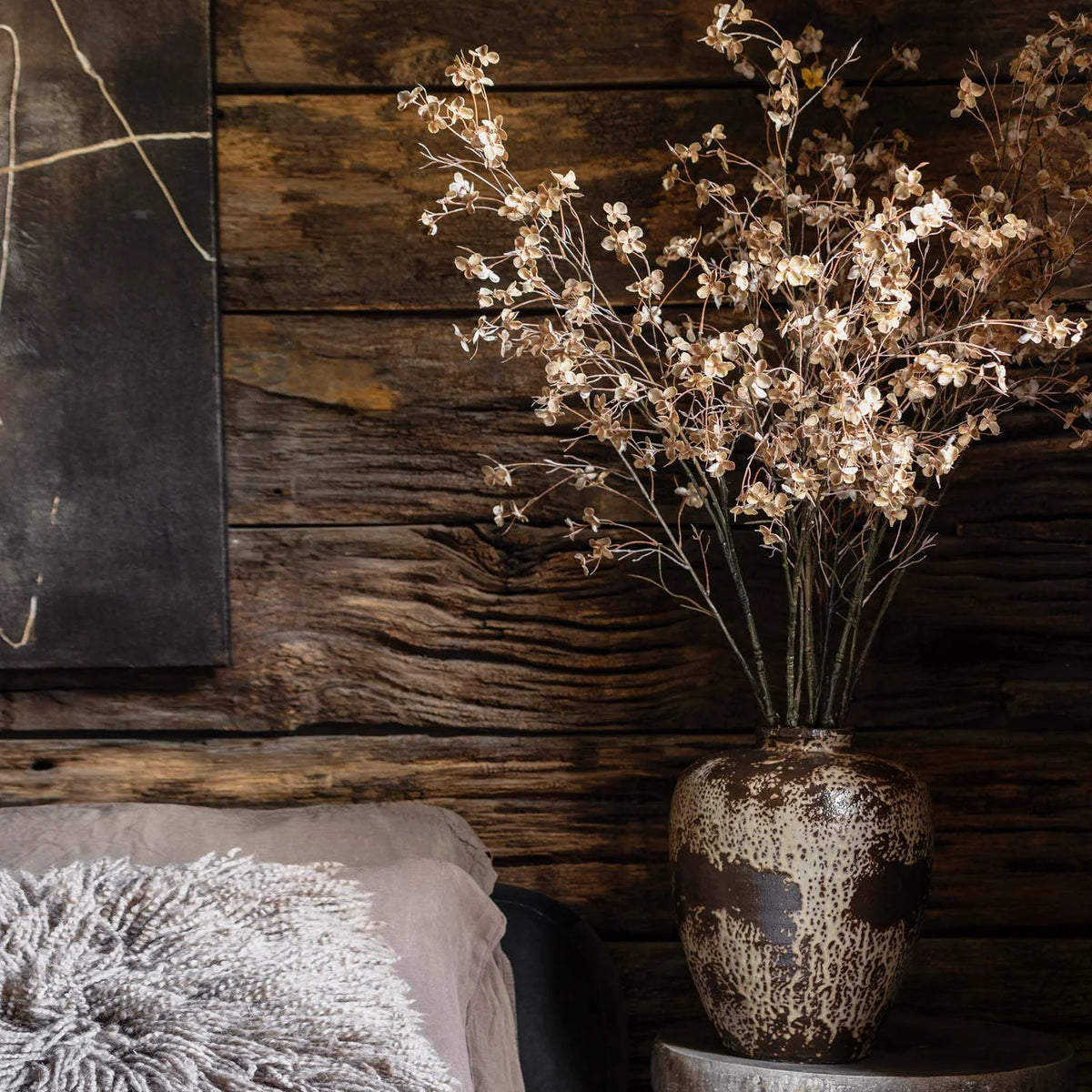 Artificial Hibernal Blossom Bouquet, Soft Blush