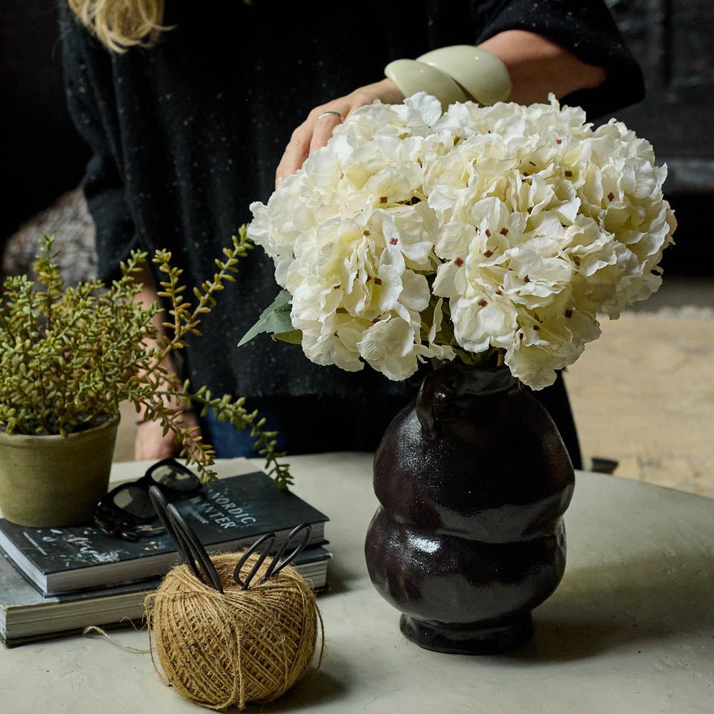 Artificial Hydrangea Anabelle Bunch