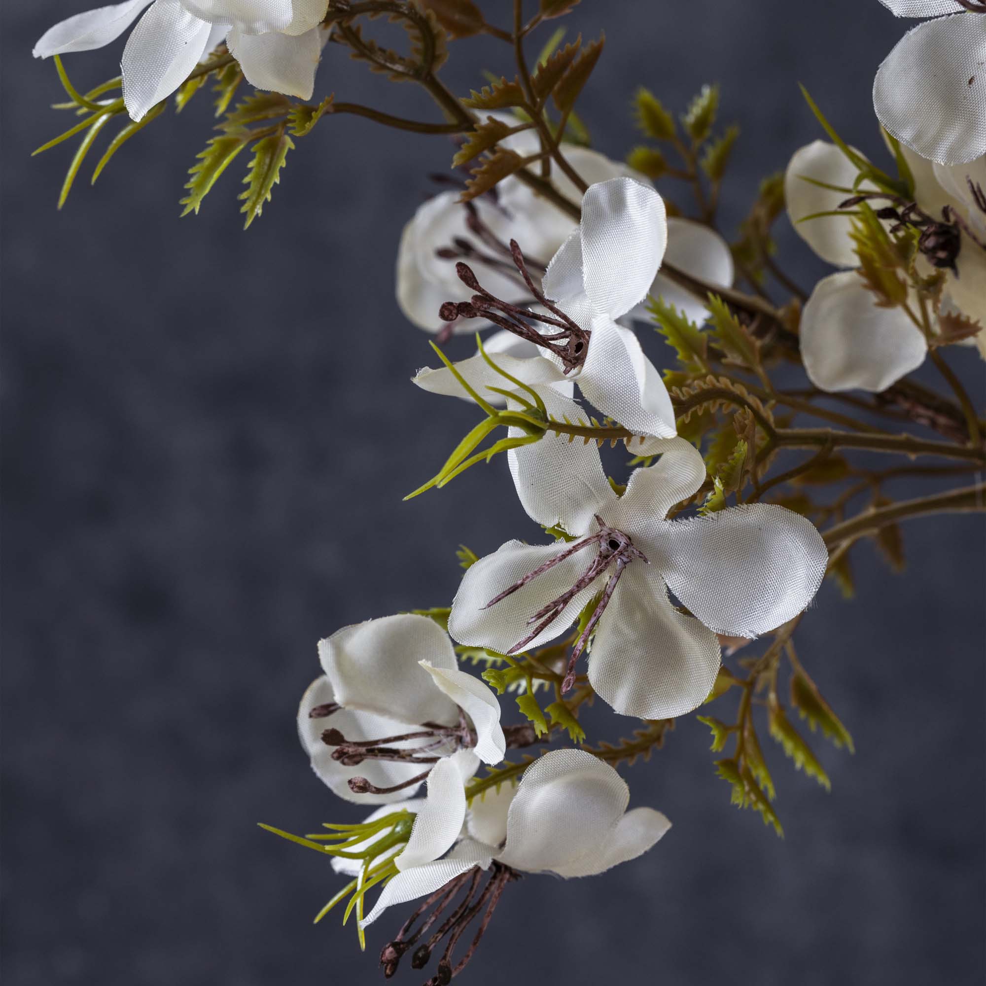 Artificial Prunus Blossom, Cream | White Faux Flowers | Abigail Ahern