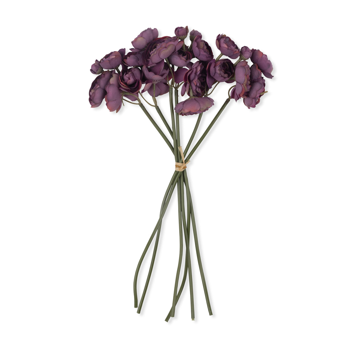 Artificial Ranunculus Bunch, Purple