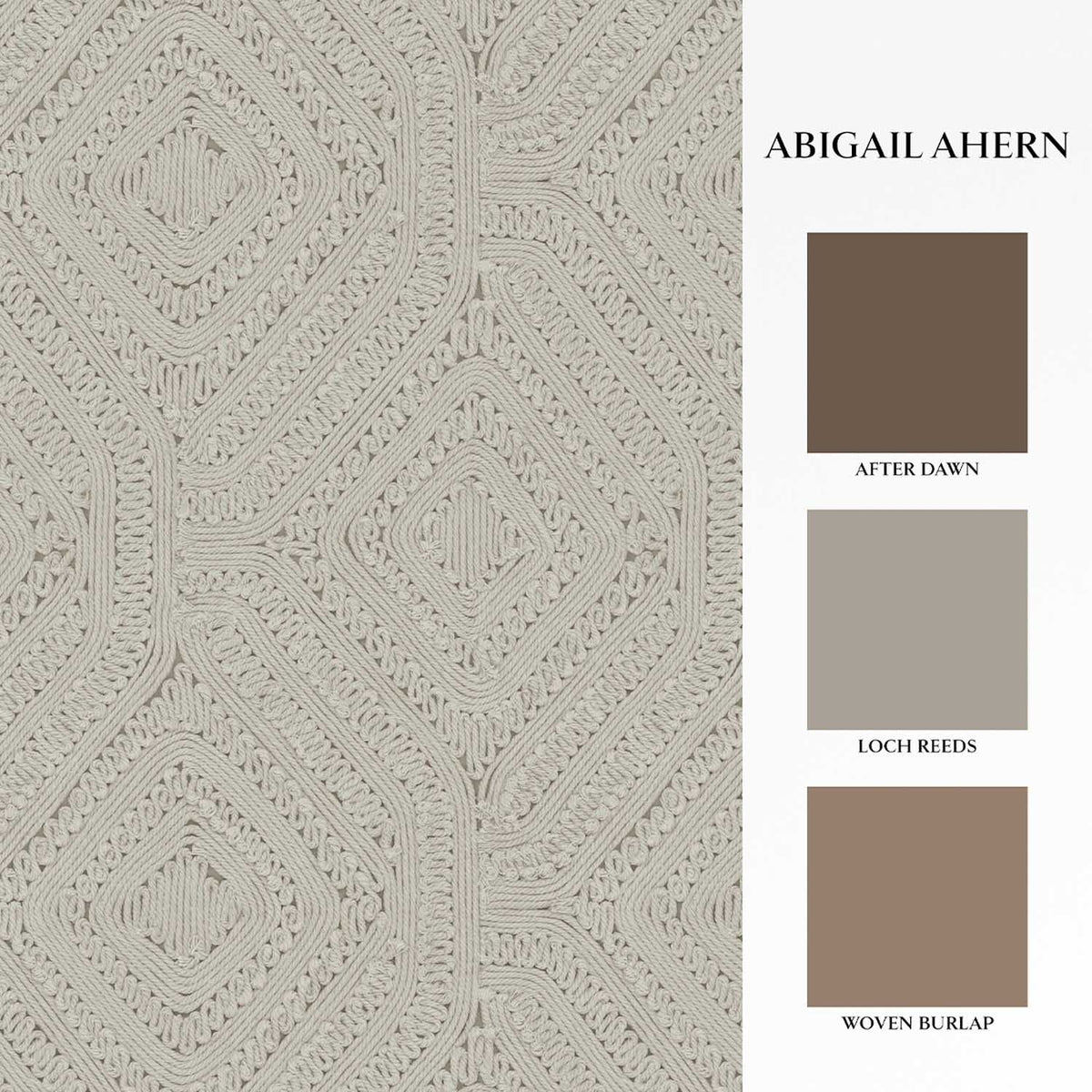 Artisan Weave Wallpaper, Cream