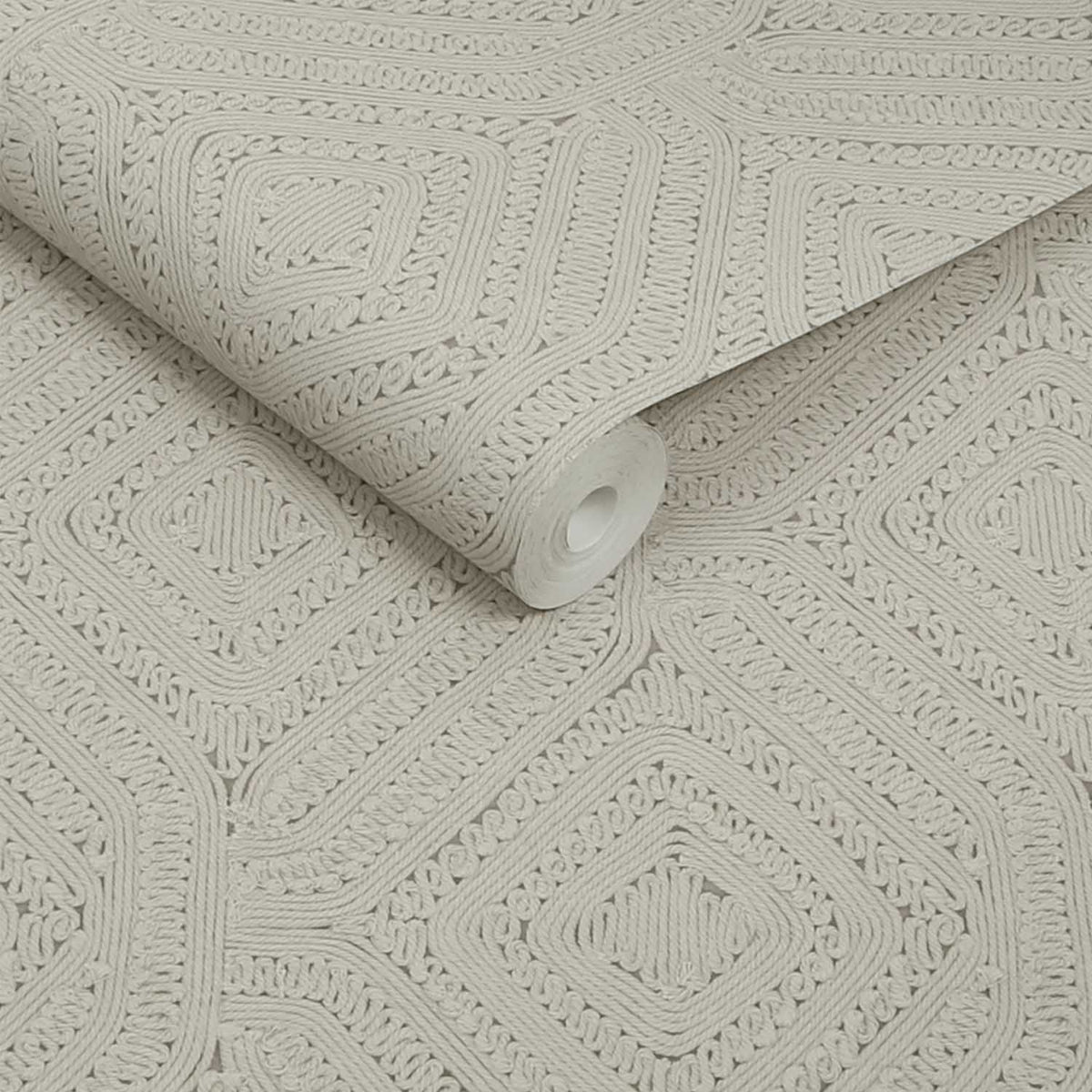 Artisan Weave Wallpaper, Cream