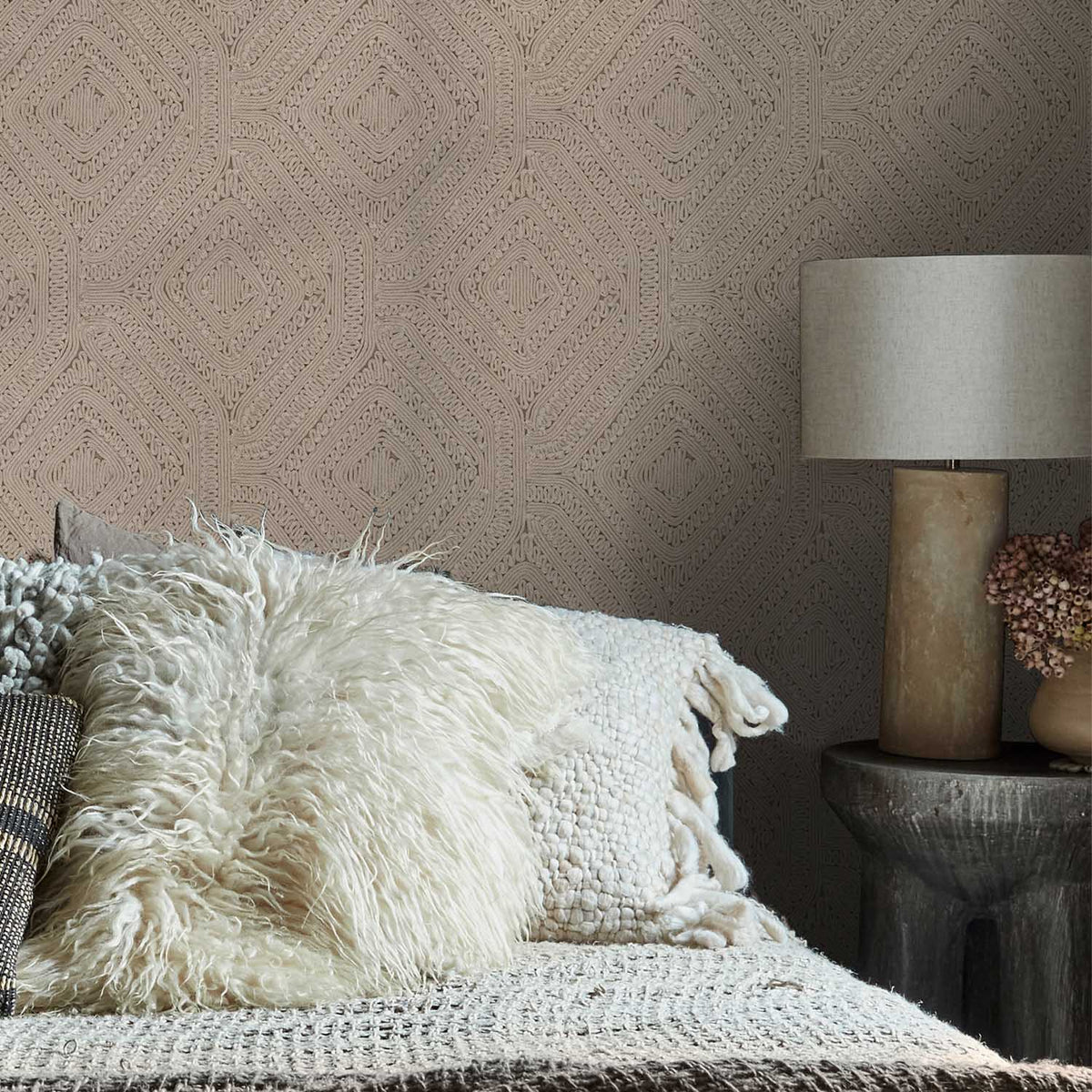 Artisan Weave Wallpaper, Fawn