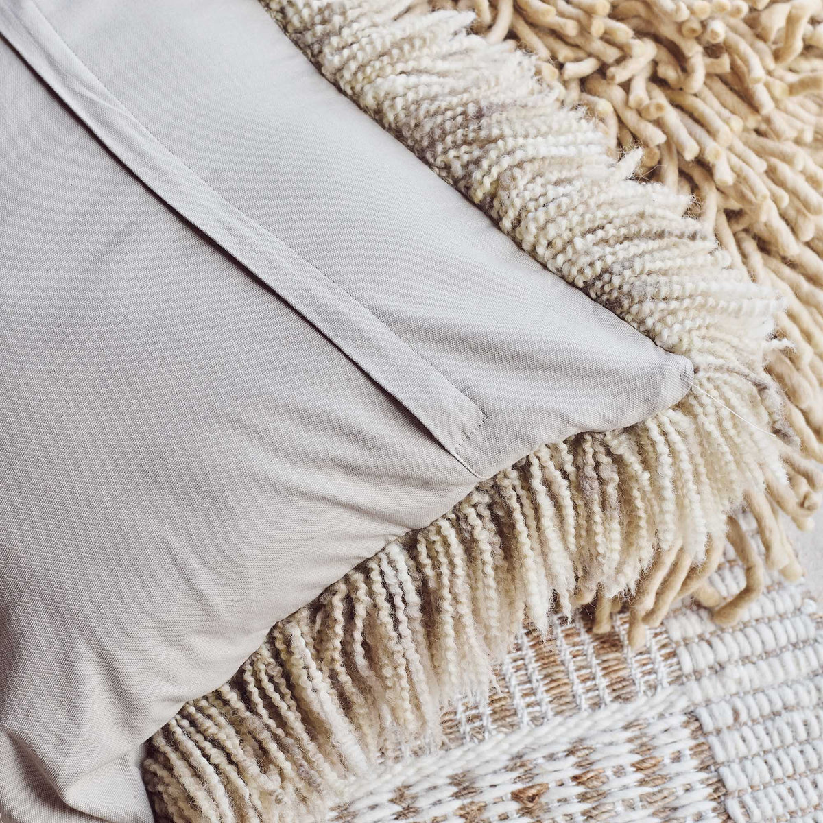 Barmount Textured Cushion, Natural