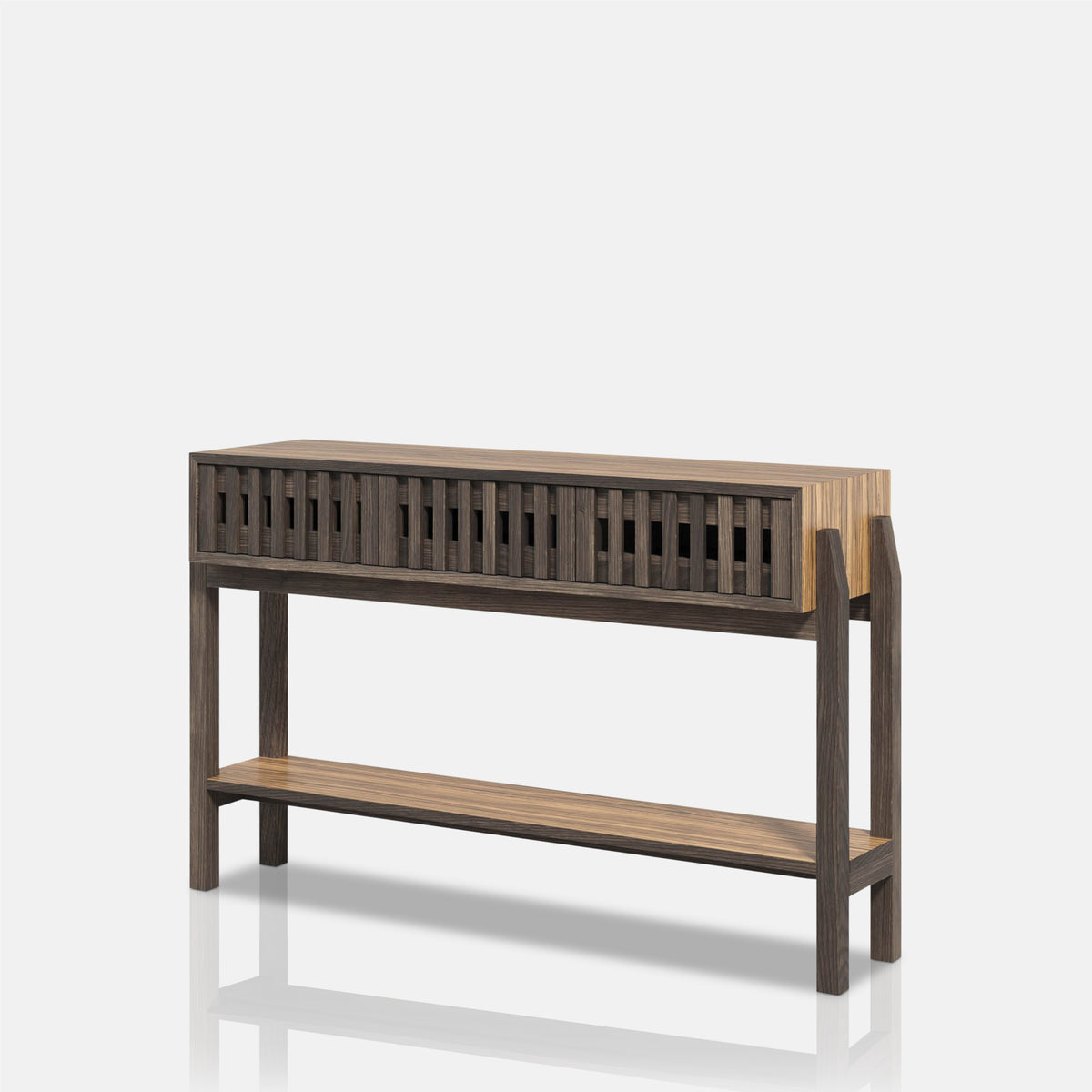 Batten Wooden Console Table