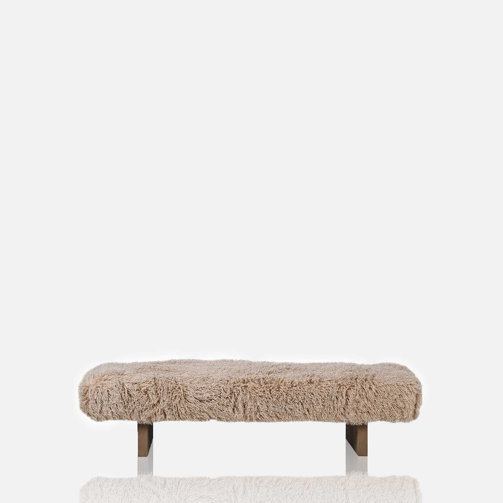 Bertrand Faux Fur Bench