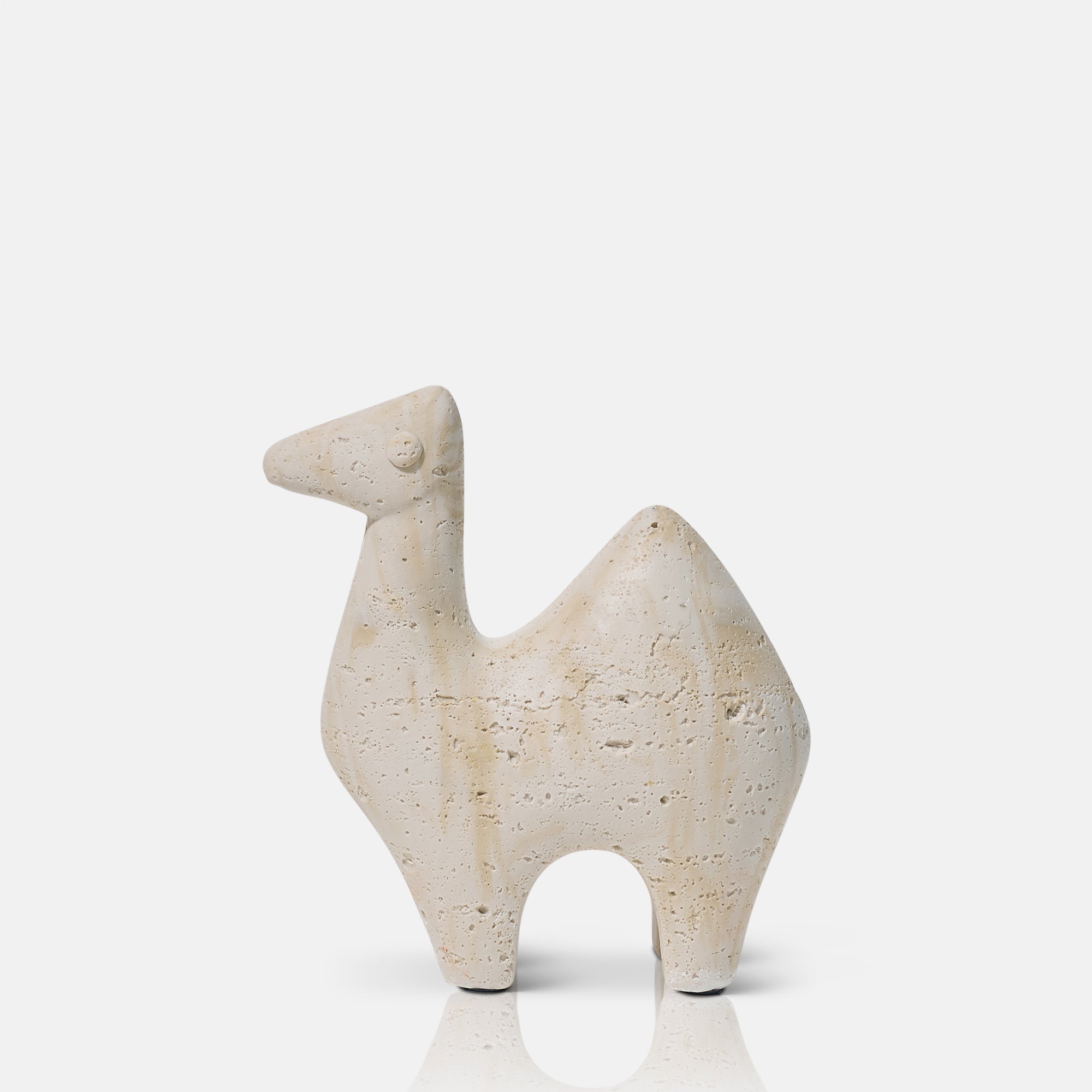 Camel Abstract Sculpture | Cream Sculptures | Abigail Ahern