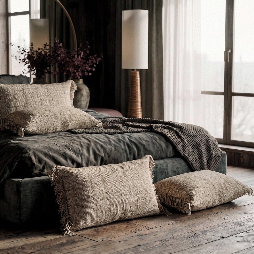 Carrow Fringed Cushion