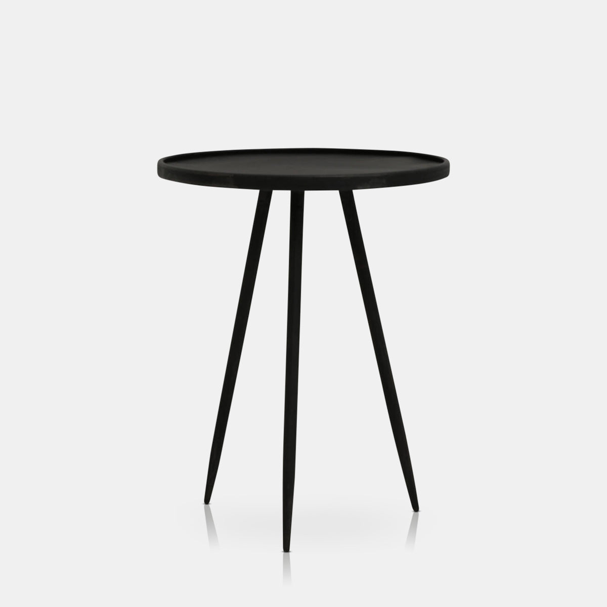 Declan Metal Side Table, Zinc