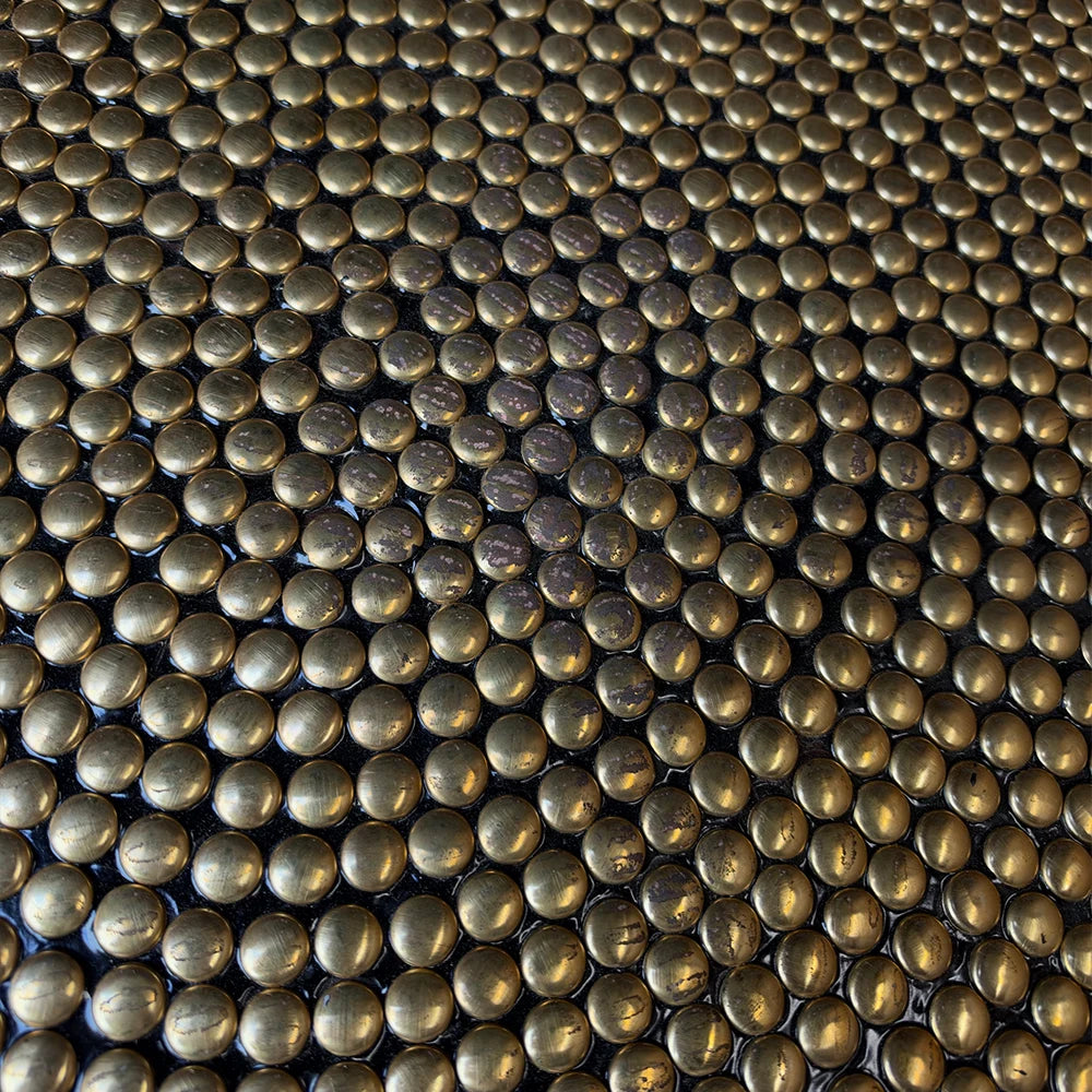 Dewitt Brass Stud Coffee Table - Ex Display