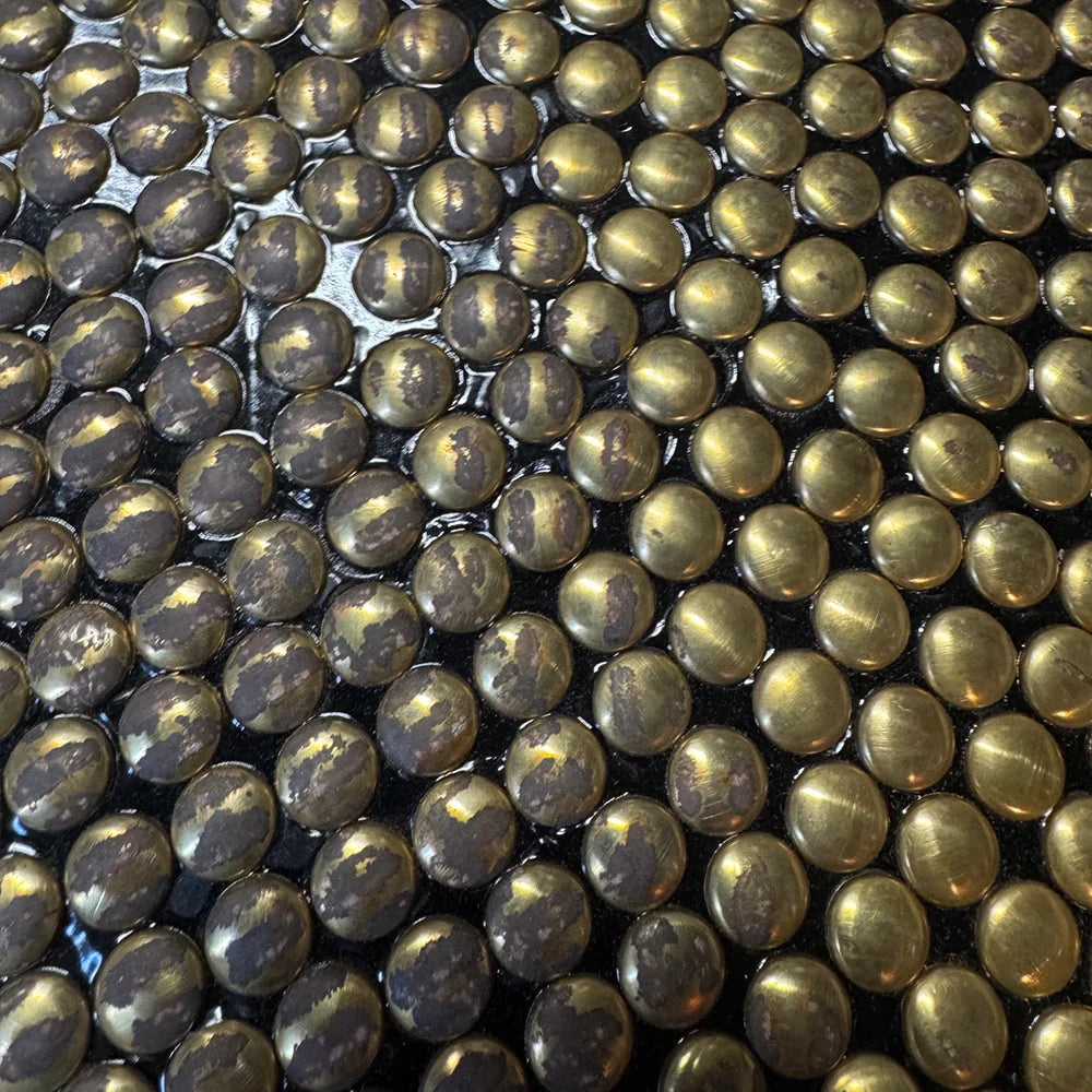 Dewitt Brass Stud Coffee Table - Ex Display