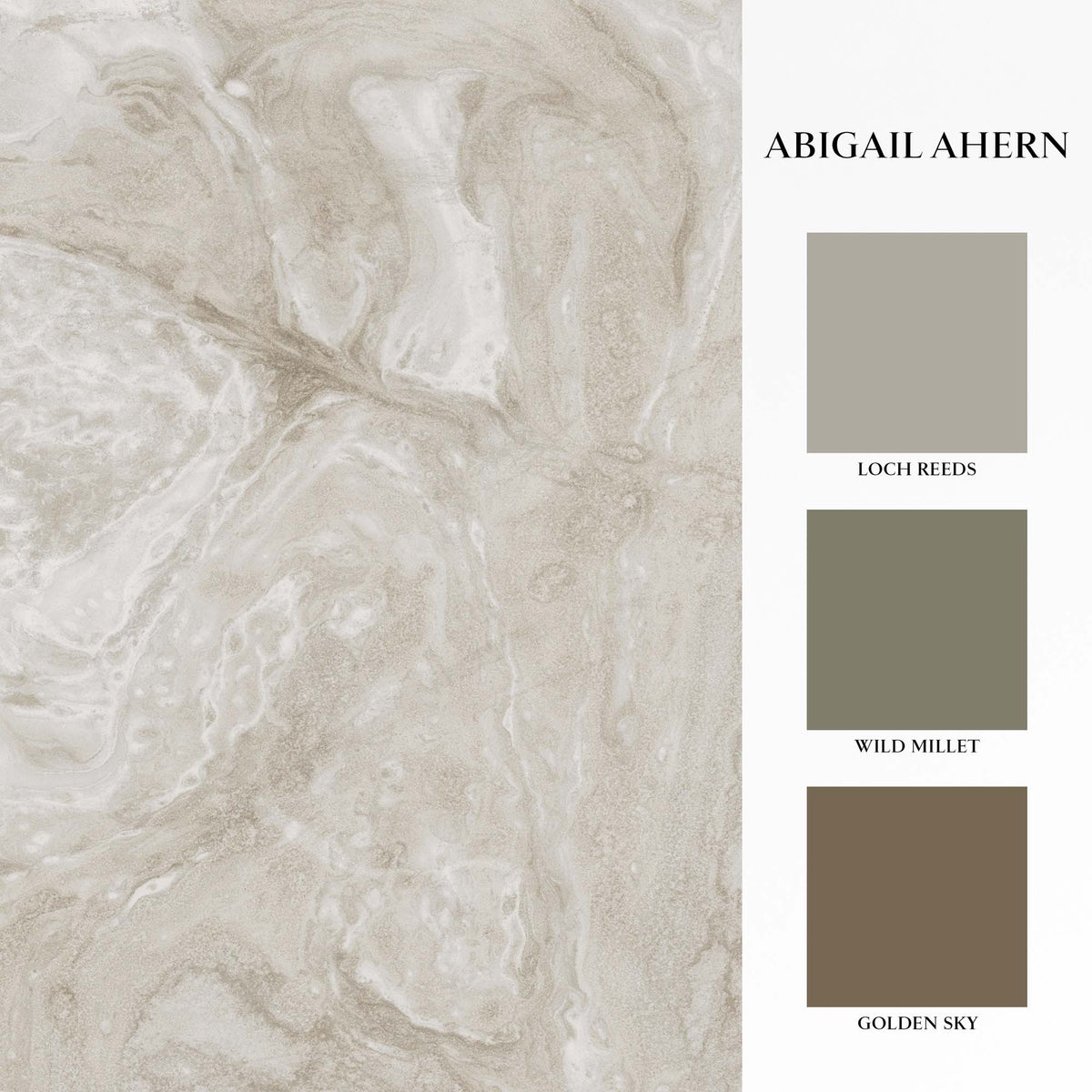 Ethereal Marble Mural, Pearl