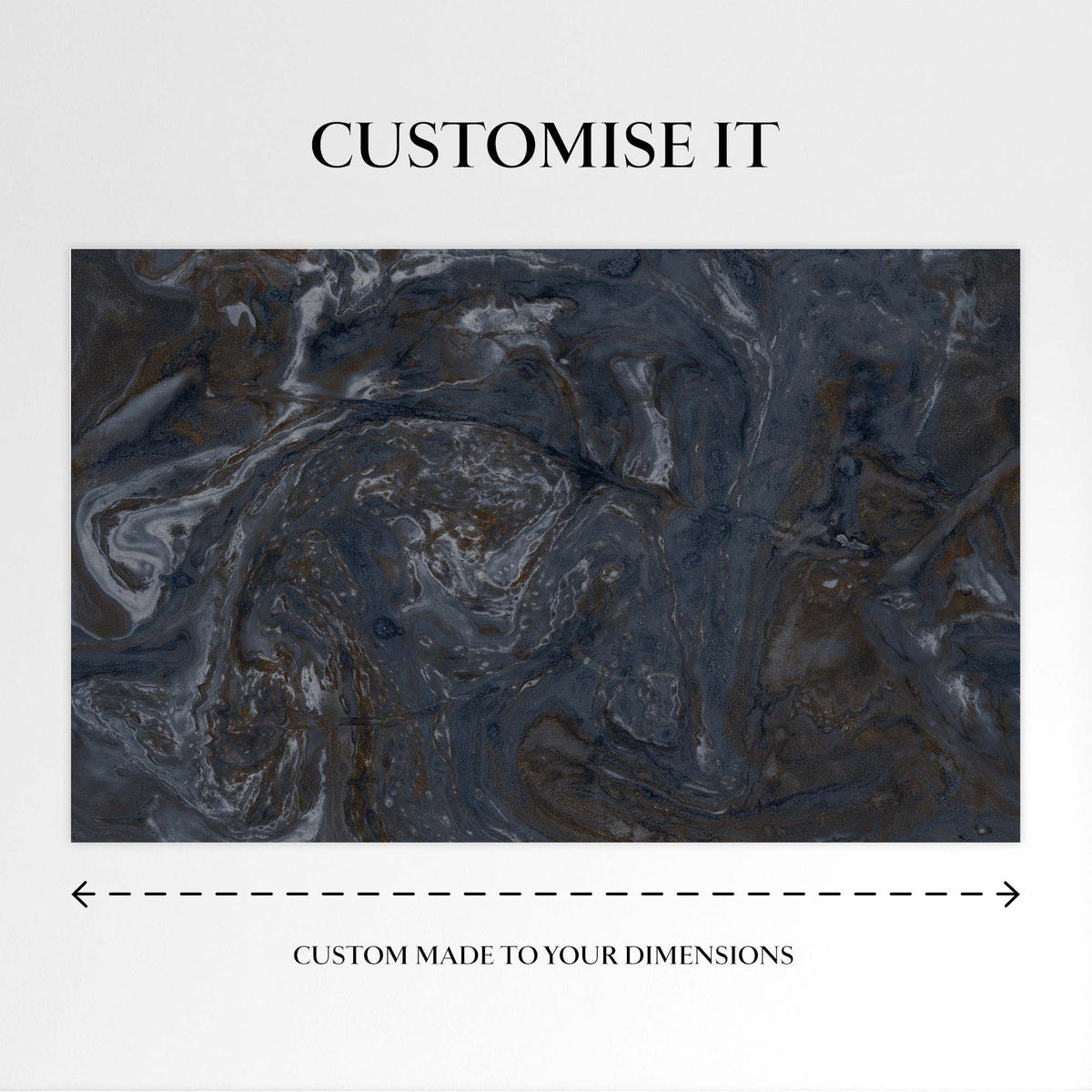 Ethereal Marble Mural, Sapphire - Sample Pack