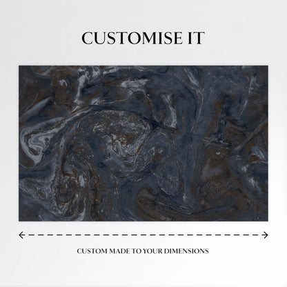 Ethereal Marble Mural, Sapphire