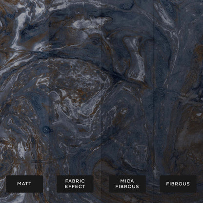 Ethereal Marble Mural, Sapphire