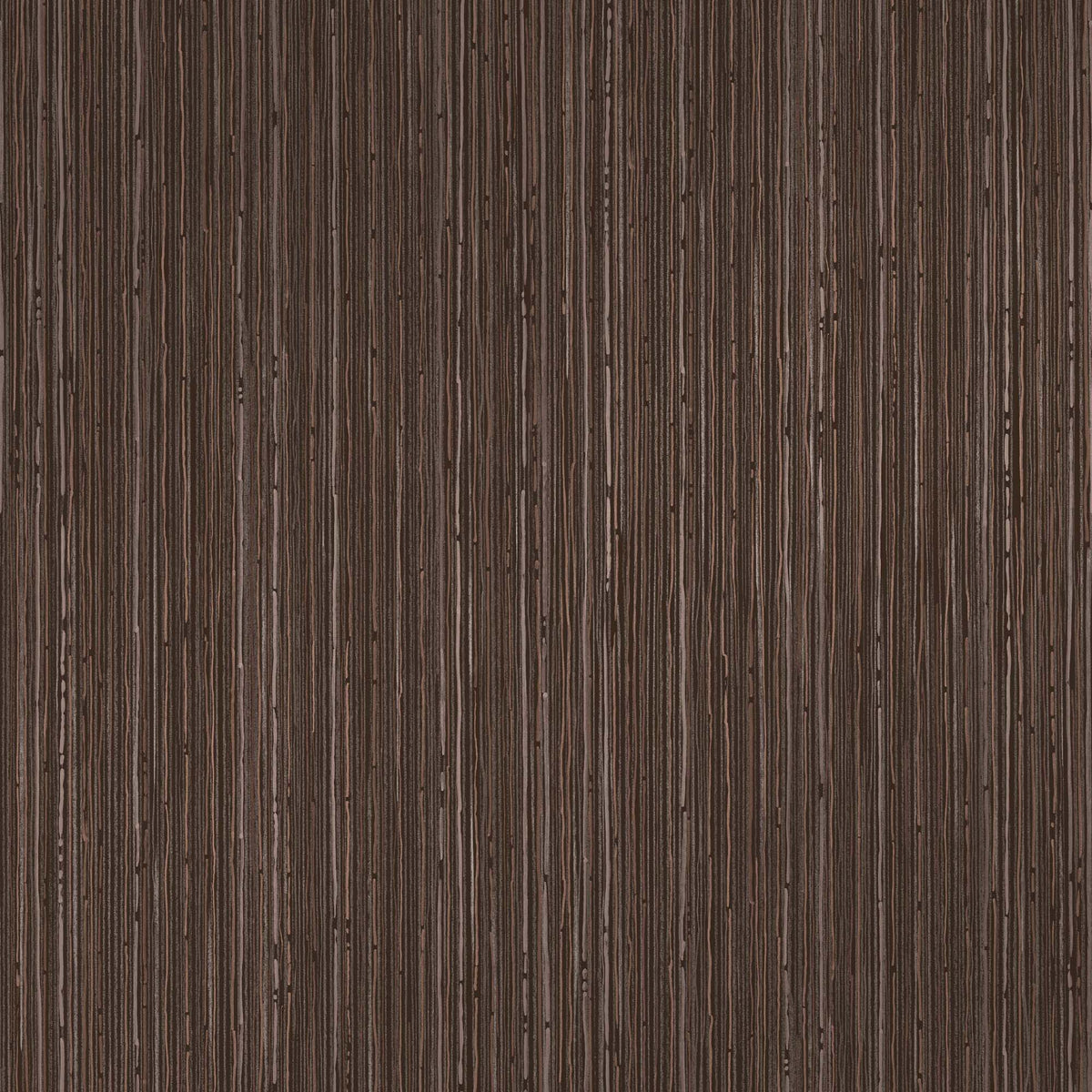 Fibre Stripe Wallpaper, Chocolate