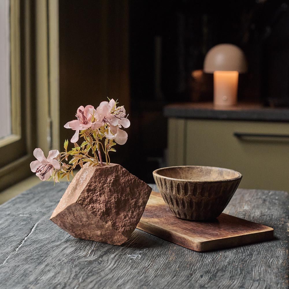 Floyd Geometric Vase, Brick
