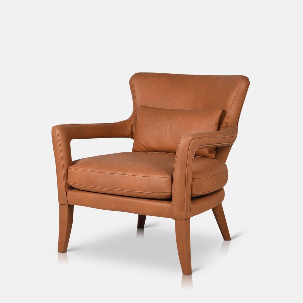 Fossett Faux Leather Armchair