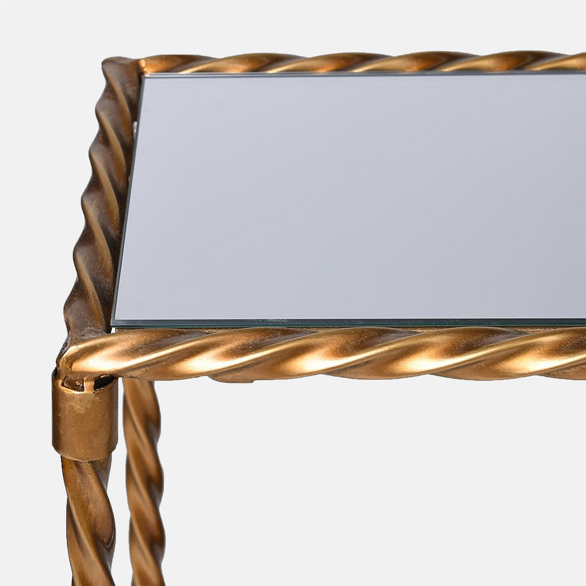 Freith Mirrored Console Table