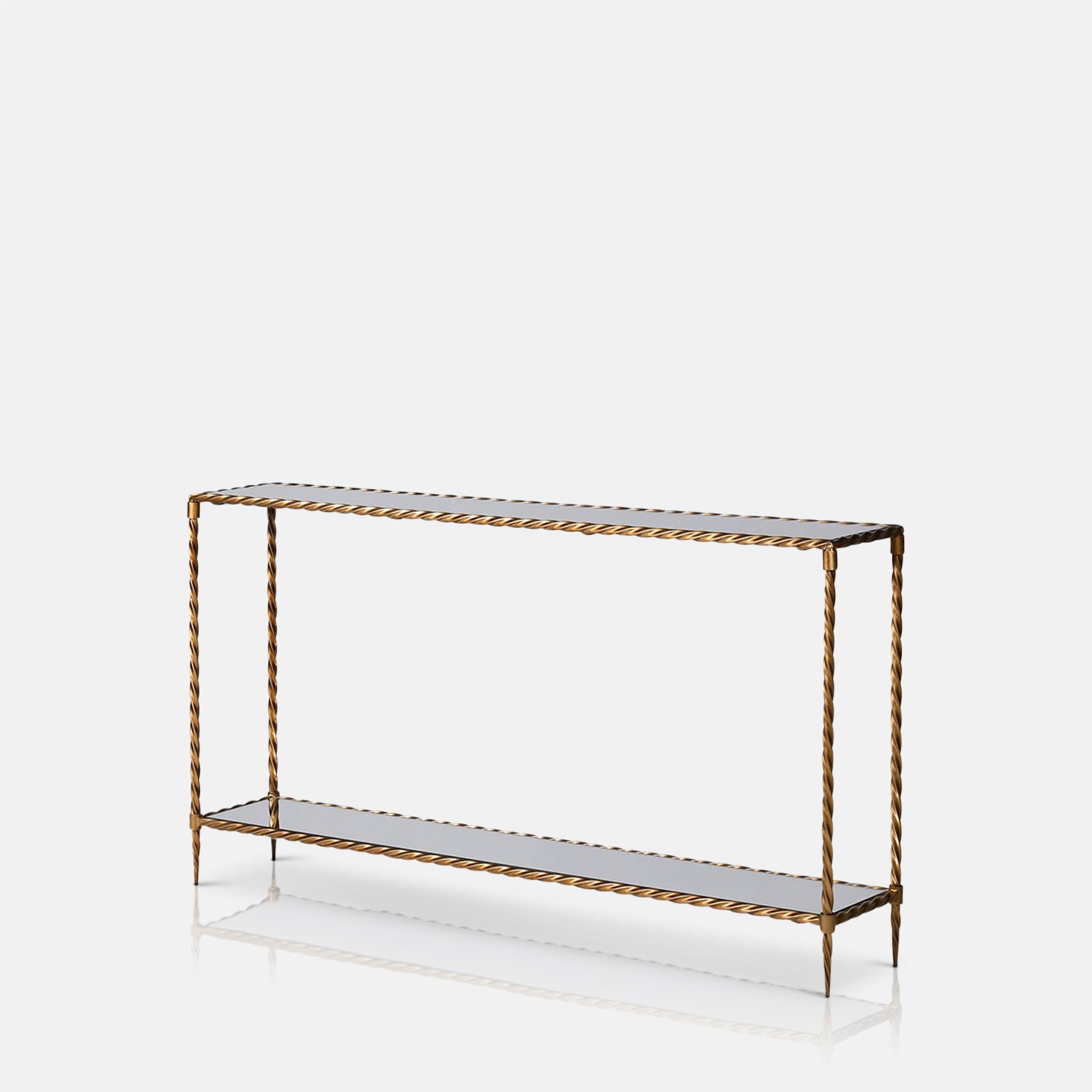 Freith Mirrored Console Table | Glass Console Tables | Abigail Ahern