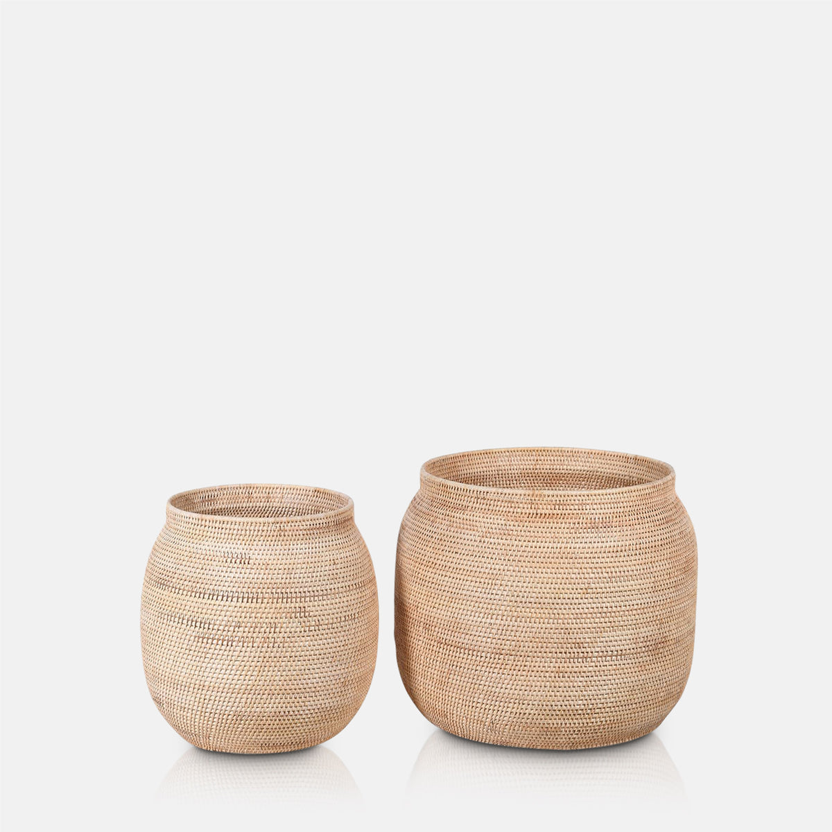 Gwen Rattan Baskets - Set of 2