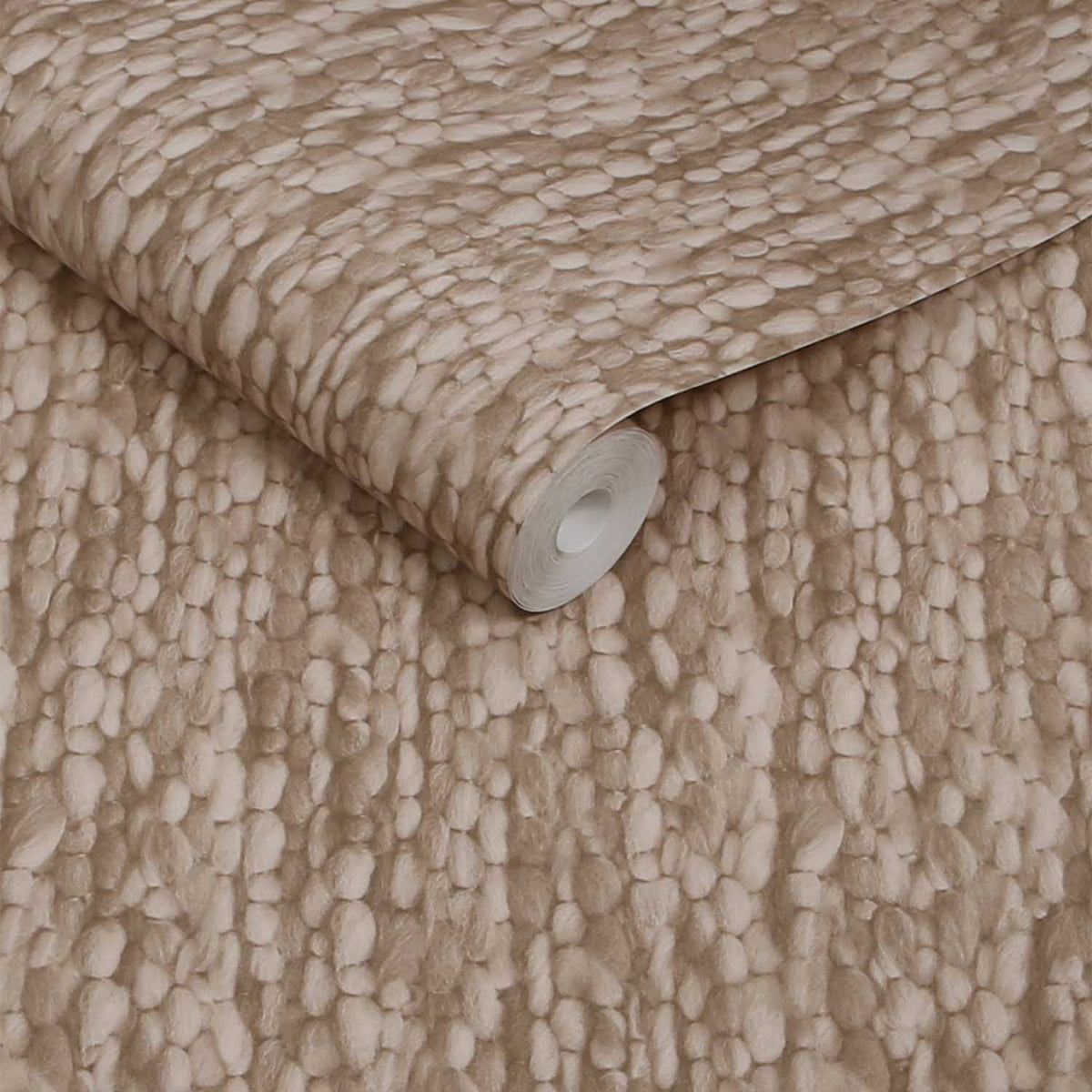 Heirloom Knit Wallpaper, Baked Beige