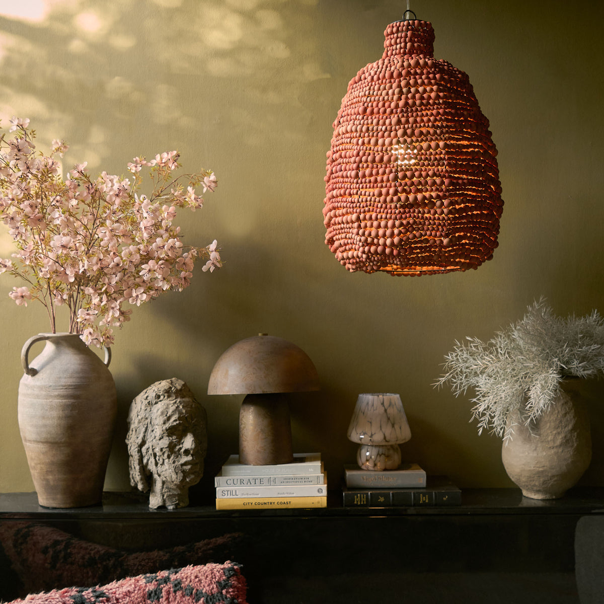 Hova Beaded Pendant Light