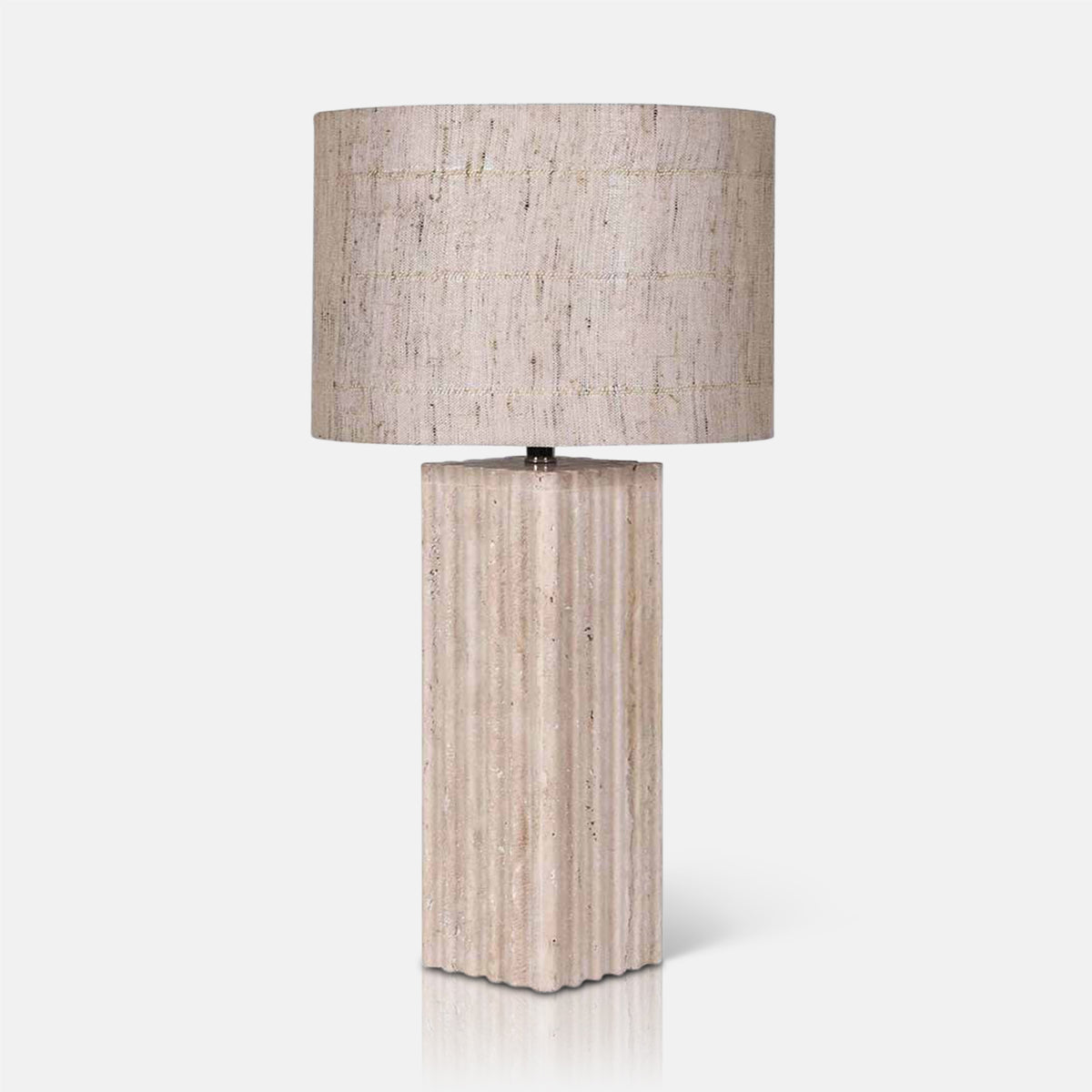 Hurdcott Travertine Table Lamp