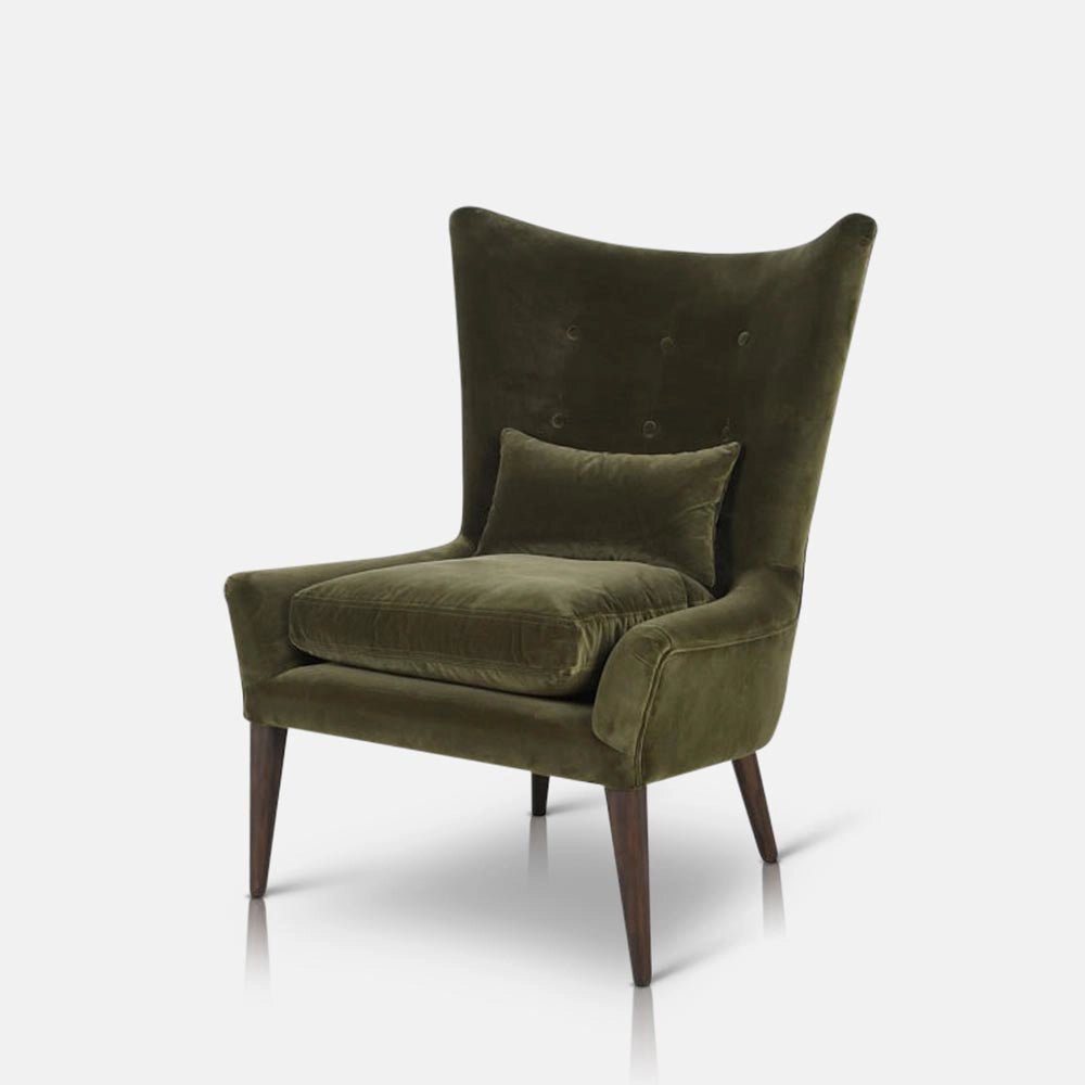 Hyndburn Velvet Armchair