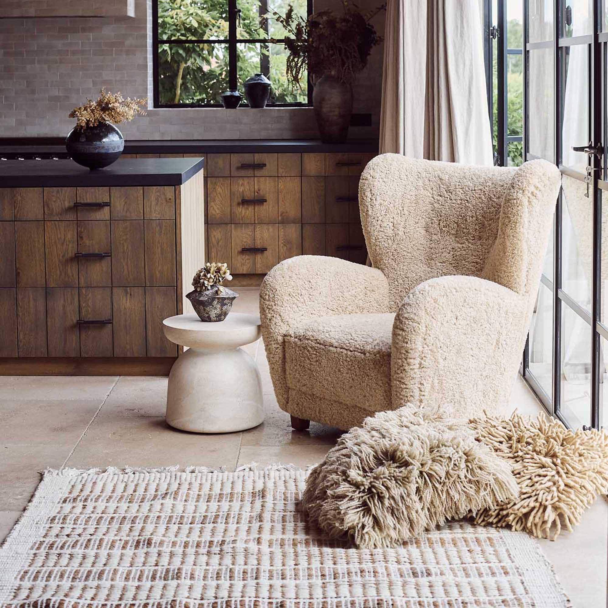 Karina Faux Fur Armchair