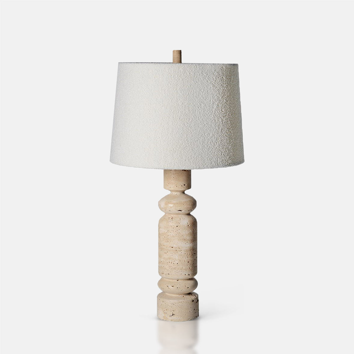 Langstone Travertine Table Lamp
