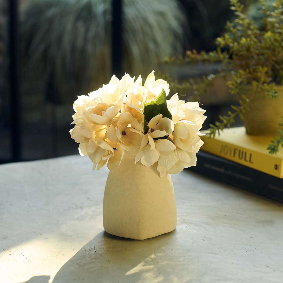 Leary Paper Mache Vase