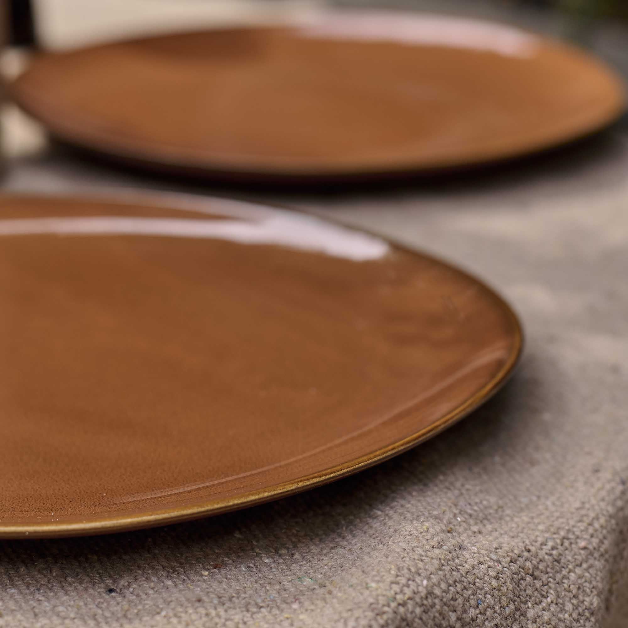 Marcella Stoneware Dinner Plate | Ceramic Tableware | Abigail Ahern