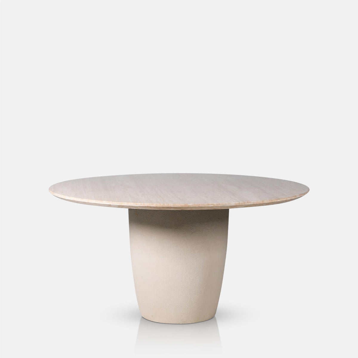 Marlen Travertine Dining Table, Oat