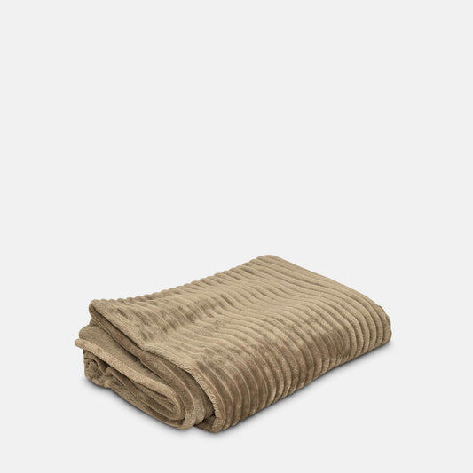 Nanette Faux Fur Throw, Camel