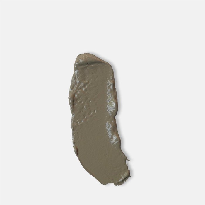 A smear of a warm taupe coloured paint