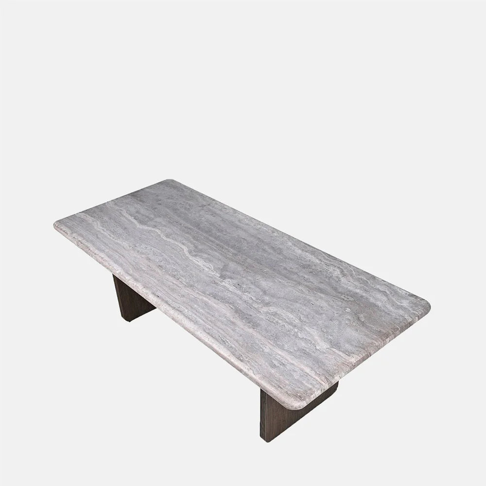 Oriana Travertine Dining Table