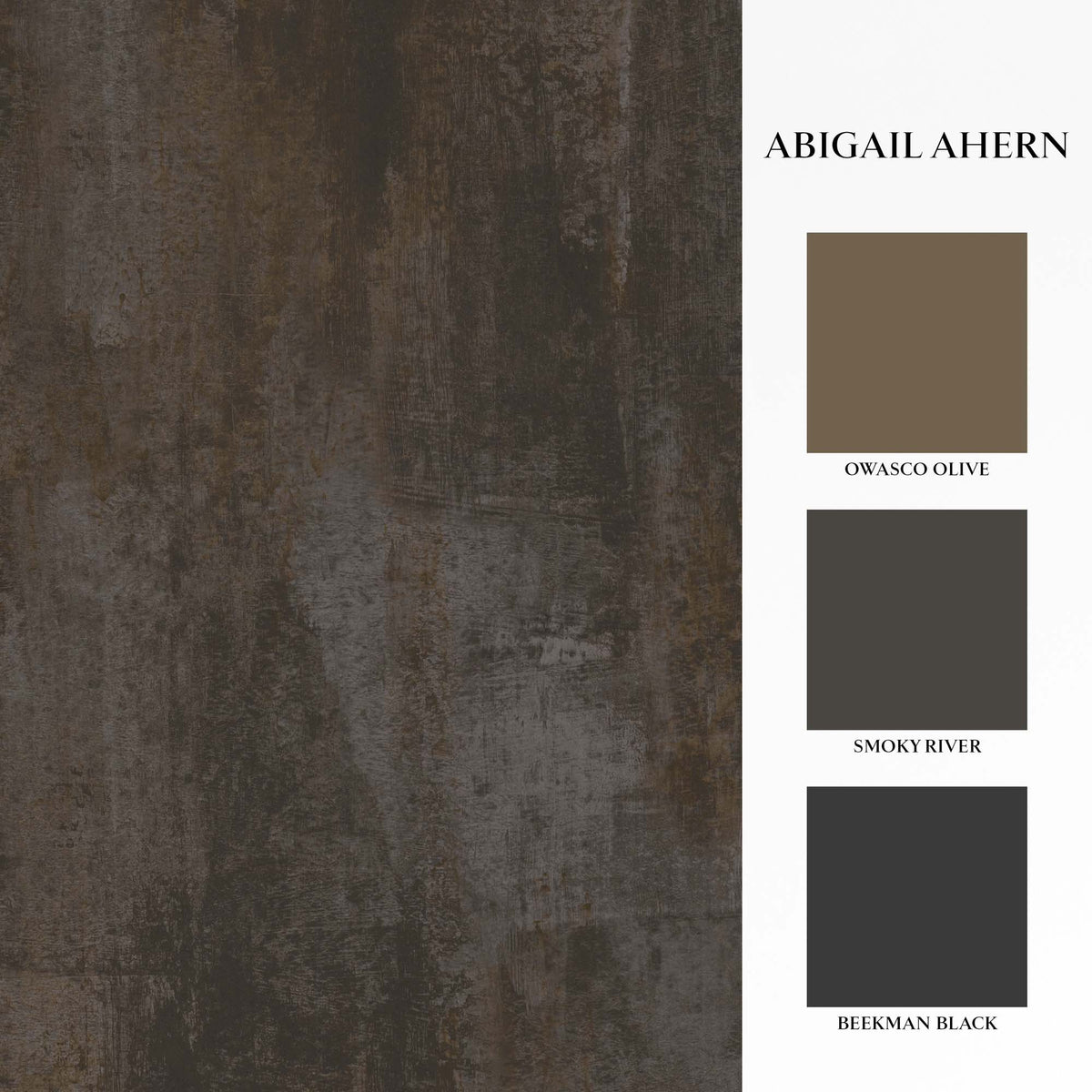 Oxidized Opulence Wallpaper, Charcoal