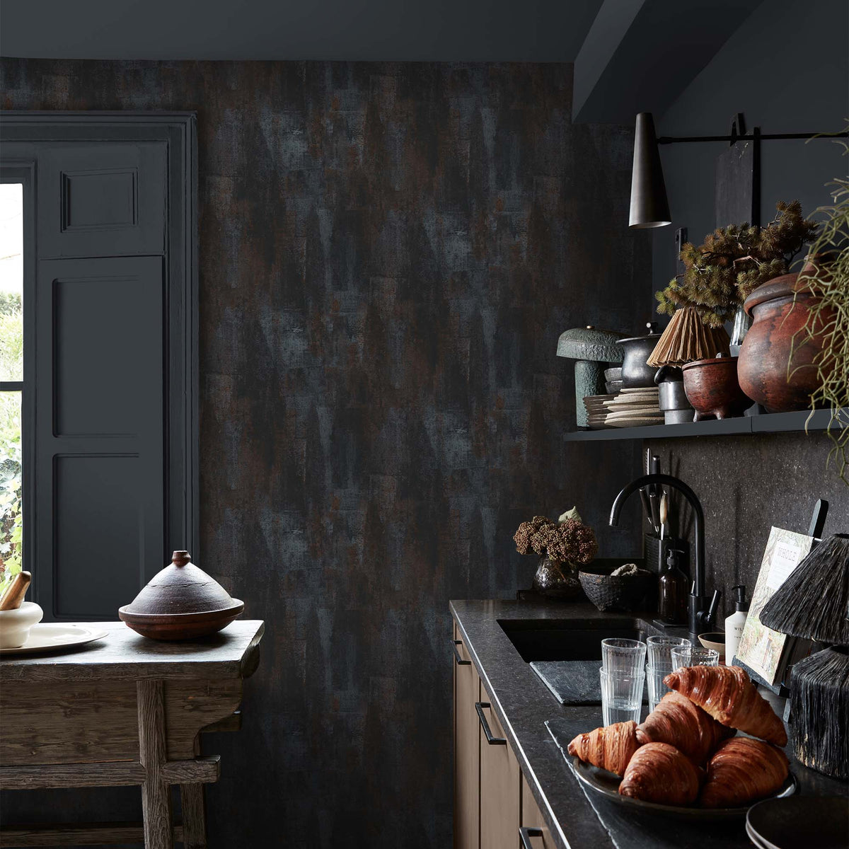 Oxidized Opulence Wallpaper, Nightfall