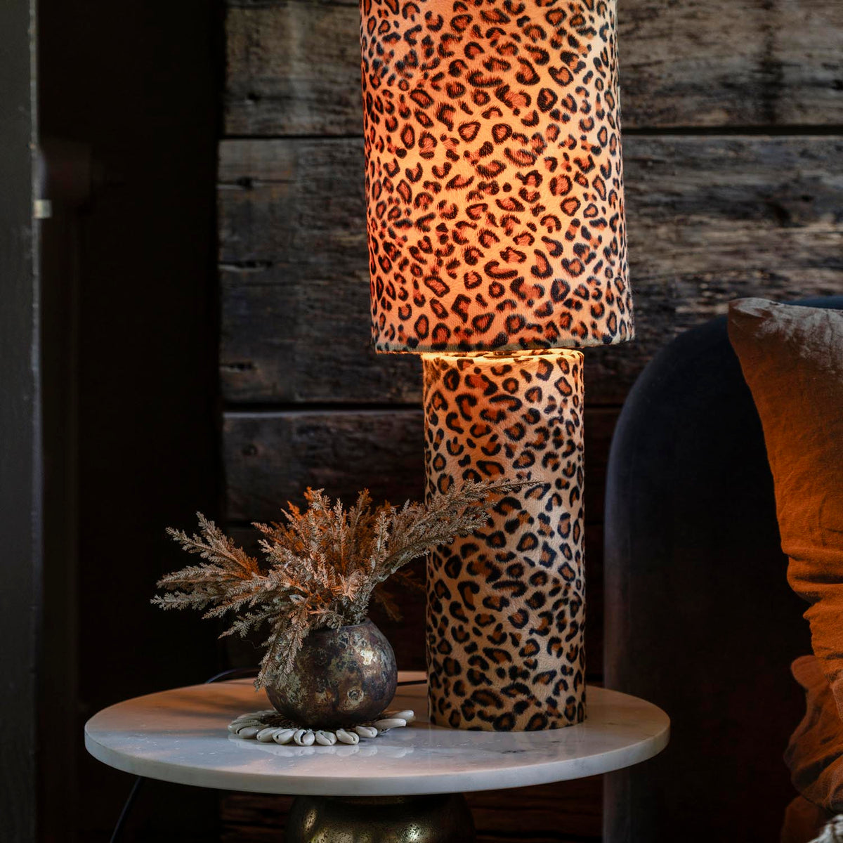 Rio Leopard Print Lamp